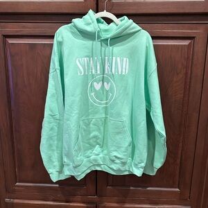 Bright green Stay Kind hoodie sz XL